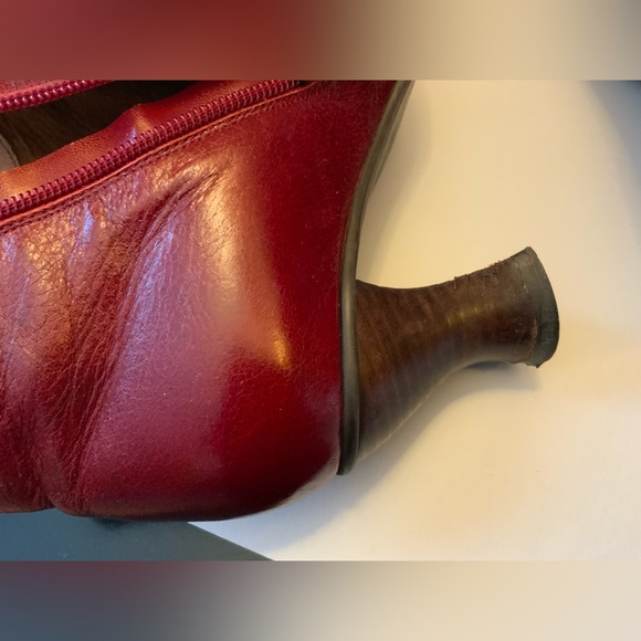 MIZ MOOZ Elegant Burgundy Ankle Boots - Picture 8 of 12